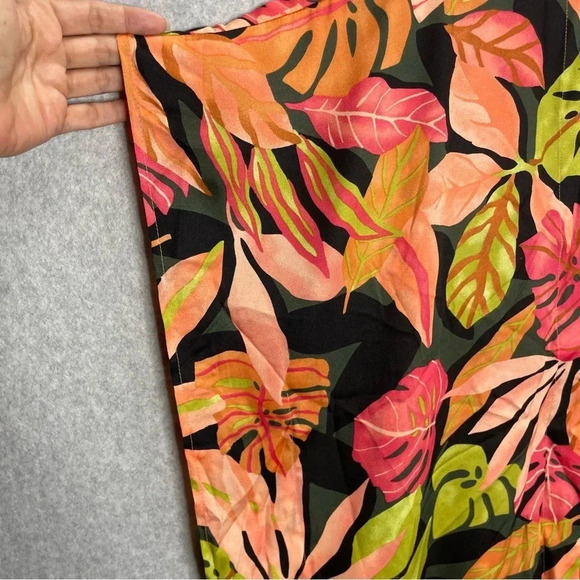 Chico’s NWOT Palm Print Tie Front Kimono - Picture 3 of 10